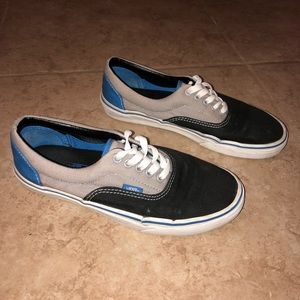 Black/Blue/Grey Vans